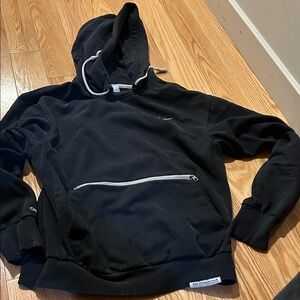 Nike Black Hoodie with Zip Pocket xs
